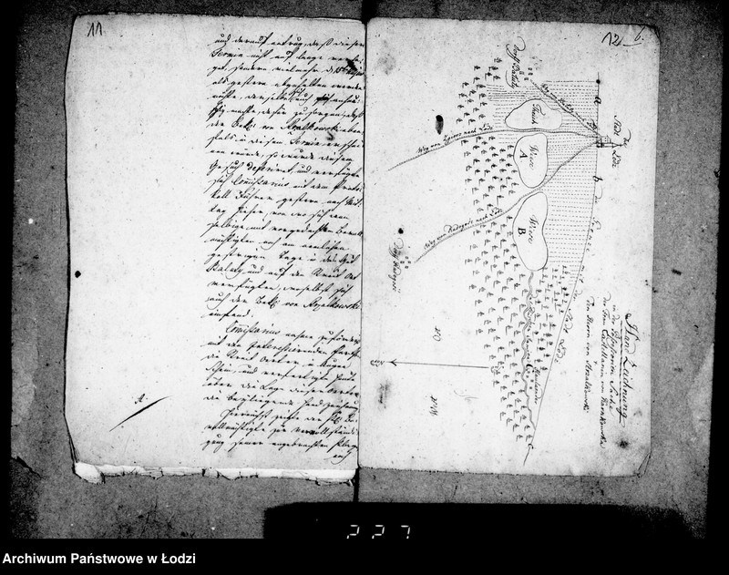 Obraz 10 z jednostki "Akta tyczące się sporu granicznego pomiędzy gminą miasta Łodzi a Dobrami Radogoszcz i Bałutami"