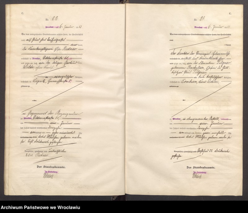 image.from.unit.number "Sterbe-Haupt-Register Breslau IV 1913 Band 1"