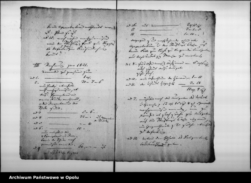 Obraz 8 z jednostki "Acta von Abnahme und Revision der jährlichen Rechnungen von der Schul-Stiftungs-Fundation des verstorbenen Schulraths und hiesigen Stadt-Pfarrers Franz Paul Vol. I de anno 1818"