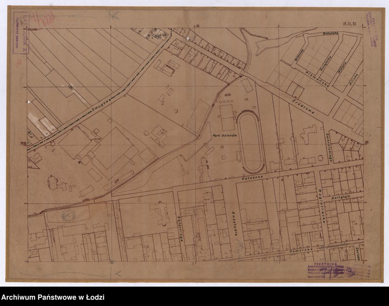 Obraz 3 z jednostki "Plan m. Łodzi 1:2000. Sekcja NO21"