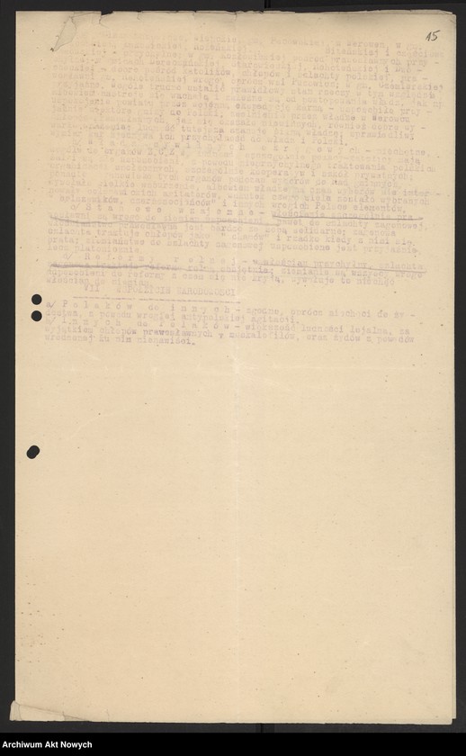 image.from.unit.number "Meldunki Inspektoratów Brzeskiego, Mińskiego, Wileńskiego przesyłane przez Zarząd Cywilny Ziem Wschodnich (Wydział Werbunkowy) do KCNP. Korespondencja ZCZW (Wydział Narodowościowy), z charakterystyką stosunków na pograniczu litewskim. Rozkaz Naczelnika Okręgu Wołyńskiego ZCZW"