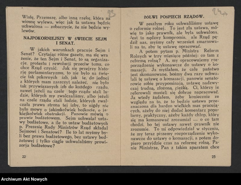 image.from.unit.number "Pozner Stanisław (Senator); Załączniki: S. Pozner - "W obronie demokracji". Przemówienie w Senacie w dn. 31 VII 1926 r.; L.1"