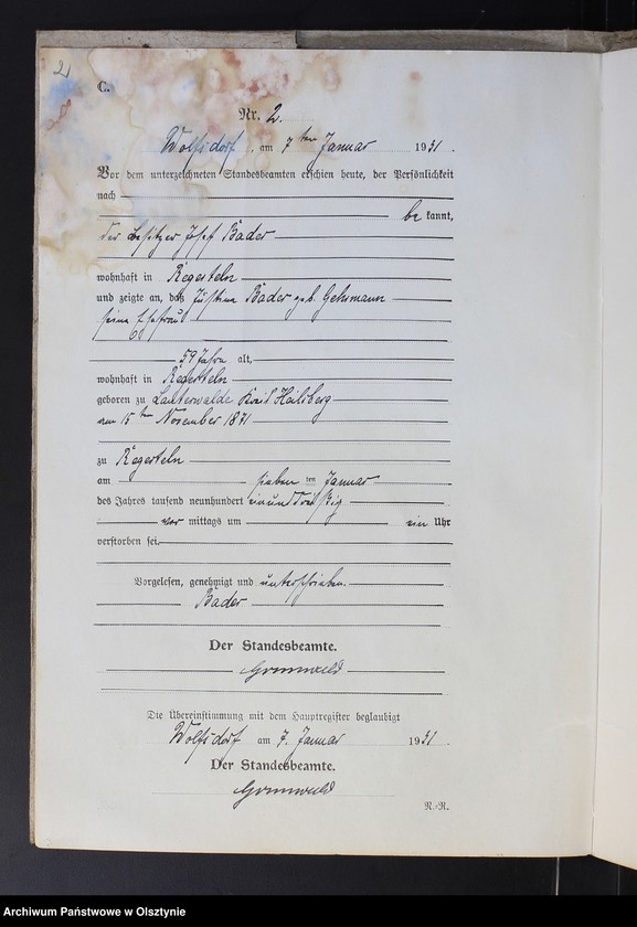 image.from.unit.number "Sterbe-Neben-Register Nr 1-43"