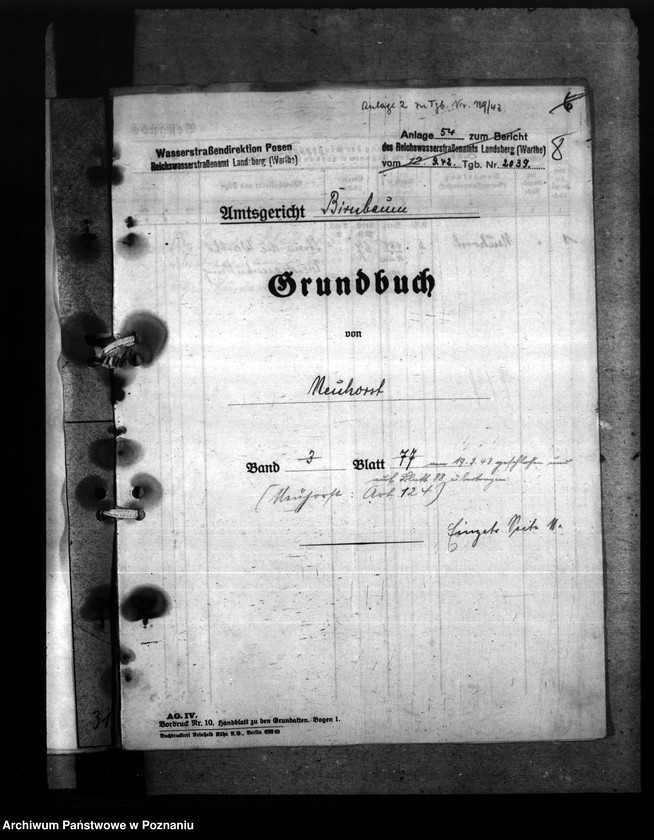 Obraz 13 z jednostki "Przejmowanie gruntów przez Dyrekcję Dróg Wodnych"