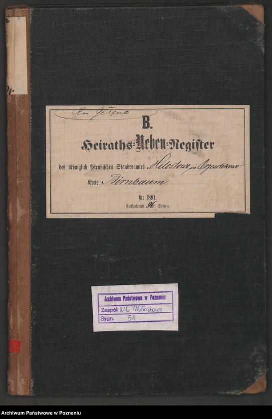 Obraz 2 z jednostki "Księga małżeństw"