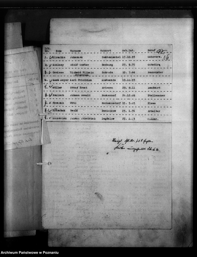 Obraz 20 z jednostki "Kreis Turek. Korespondencja w sprawie miejscowych Niemców, którzy zginęli w 1939 roku"