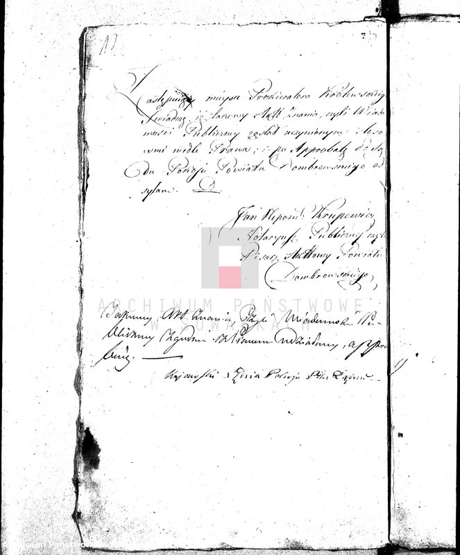 image.from.unit.number "Dowody do Akt Małżeństwa Gminy Wigierskiey od dnia 1 Maja 1814 Roku do dnia ostatniego Grudnia 1815 Roku."