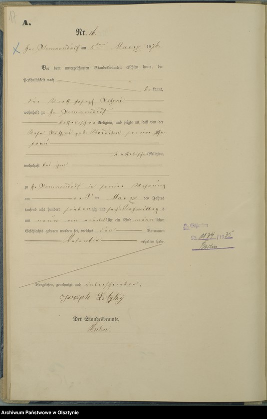 image.from.unit.number "Geburts-Haupt-Register Nr 1 - 113"