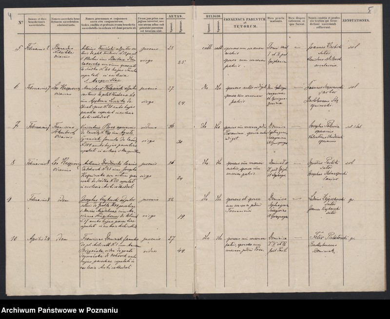 Obraz 5 z jednostki "Księga małżeństw"