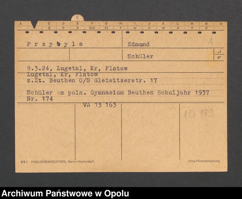 Obraz 3 z jednostki "[Przybyla Edmund, ur. 9.3.1924 Lugetal]"