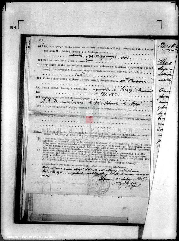 Obraz 17 z jednostki "/Spis Weteranów i Wdów po weteranach z 1863 r./"