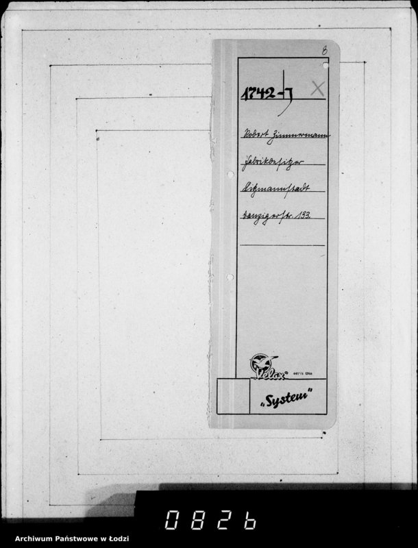 Obraz 12 z jednostki "J 1741-1760 [Wnioski Żydów z Getta o zwrot należności za towar wzięty na kredyt]"