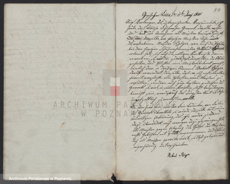 Obraz 9 z jednostki "[Protokolarz wyzwolin i przyjęć w naukę cechu szewców w Lesznie]"