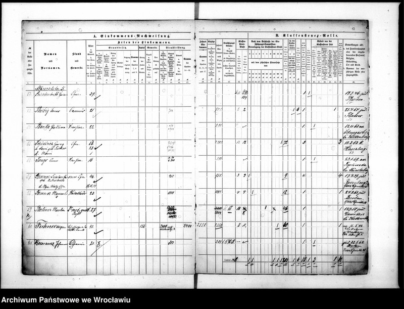 image.from.unit.number "Klassensteuerrolle nebst Eikommens - Nachweisung"
