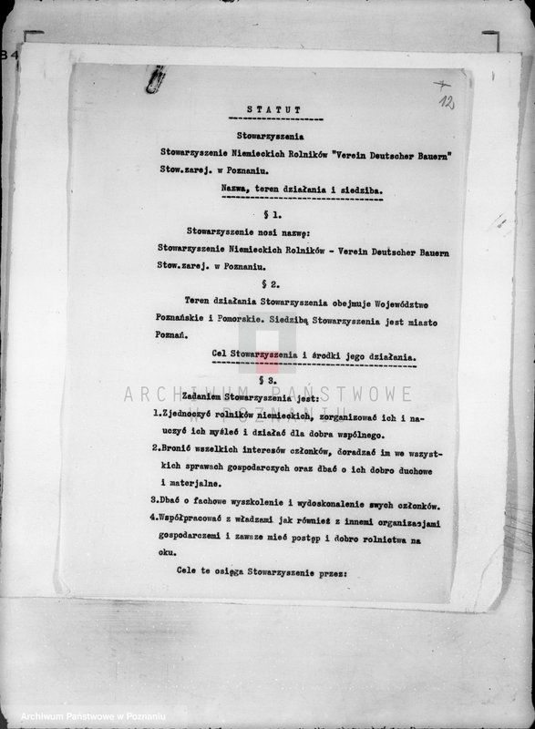 Obraz 18 z jednostki "/Stowarzyszenie Niemieckich Rolników/ Verein Deutscher Bauern"