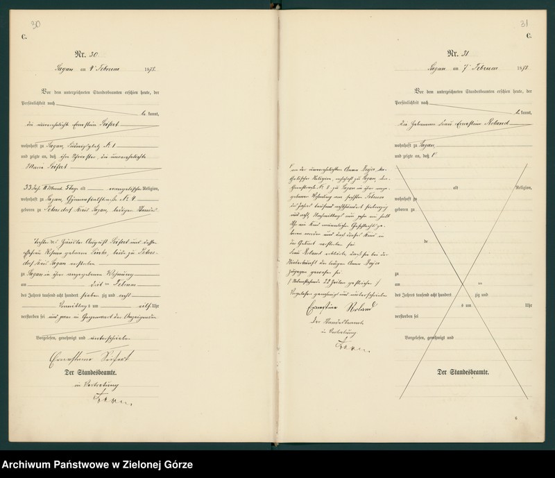 image.from.unit.number "[KsiĘga Aktów Zgonów- Żagań miasto]"