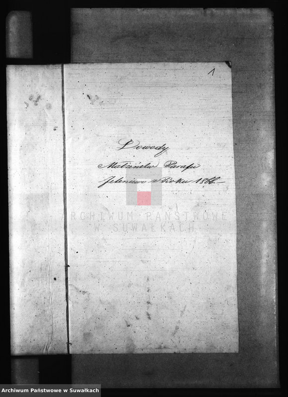 image.from.unit.number "Dowody do Akt Małżeństw Parafii Jeleniewskiej z roku 1866."