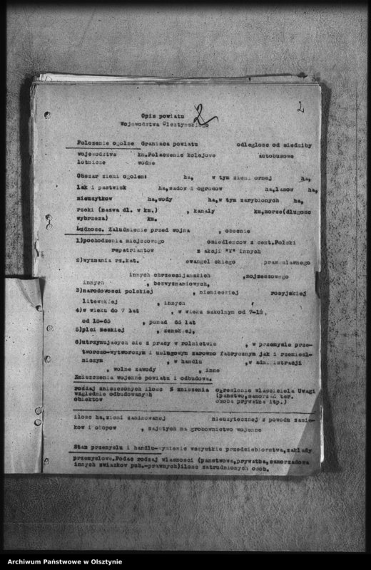 image.from.unit.number "Opis powiatów woj. olsztyńskiego. Wykaz naczelników i starostw Urzędu Wojewódzkiego"
