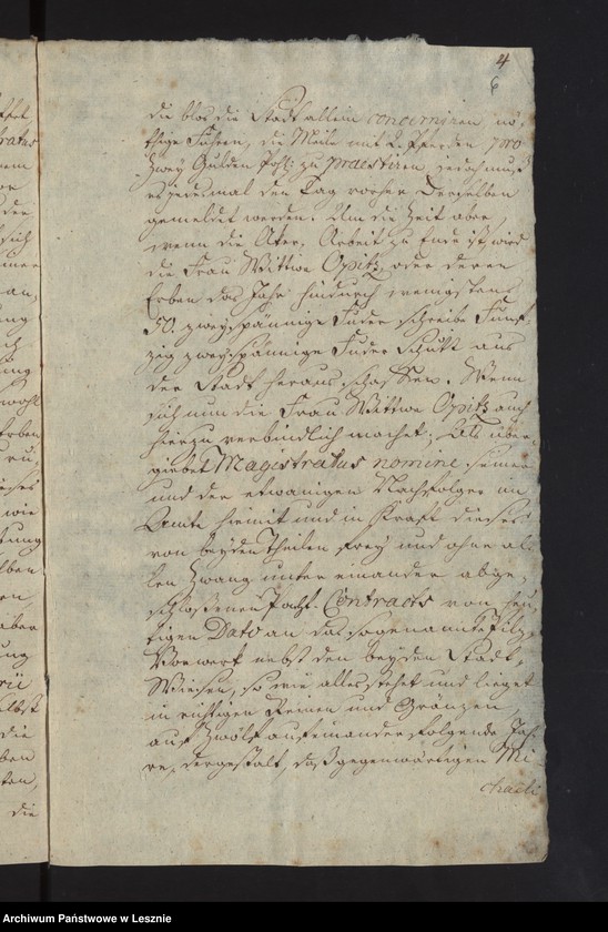 image.from.unit.number "[Die Sachen des Magistrats zu Lissa wider den Pächter zu Pilz-Vorwerk, Justitiarius Opitz, wegen röckständiger Pacht]"