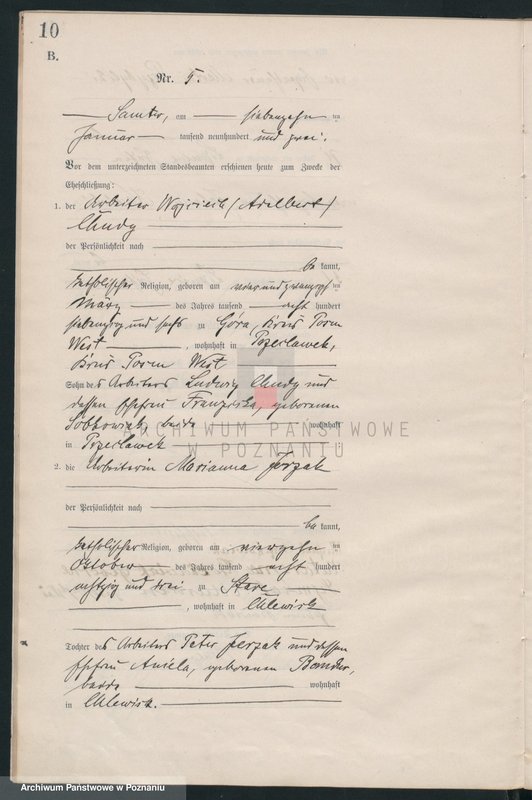 Obraz 12 z jednostki "Heiraths-Haupt-Register"
