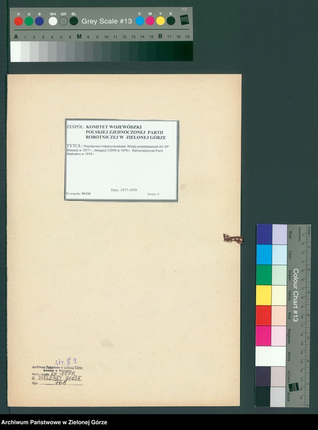 image.from.unit.number "Współpraca międzynarodowa. Wizyty przedstawicieli KC KP Słowacji w 1977 r., delegacji CSRS w 1979 r. Komunistycznej Partii Wietnamu w 1979 r."