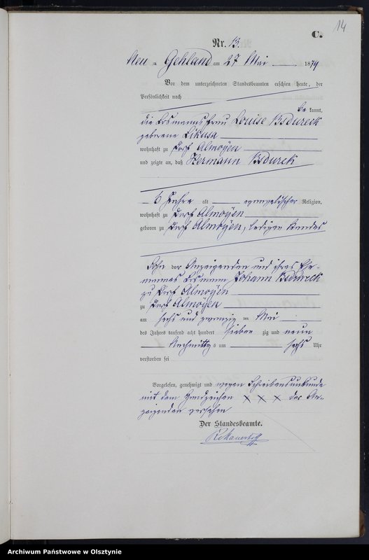 image.from.unit.number "Sterbe-Haupt-Register Nr 1 - 24"