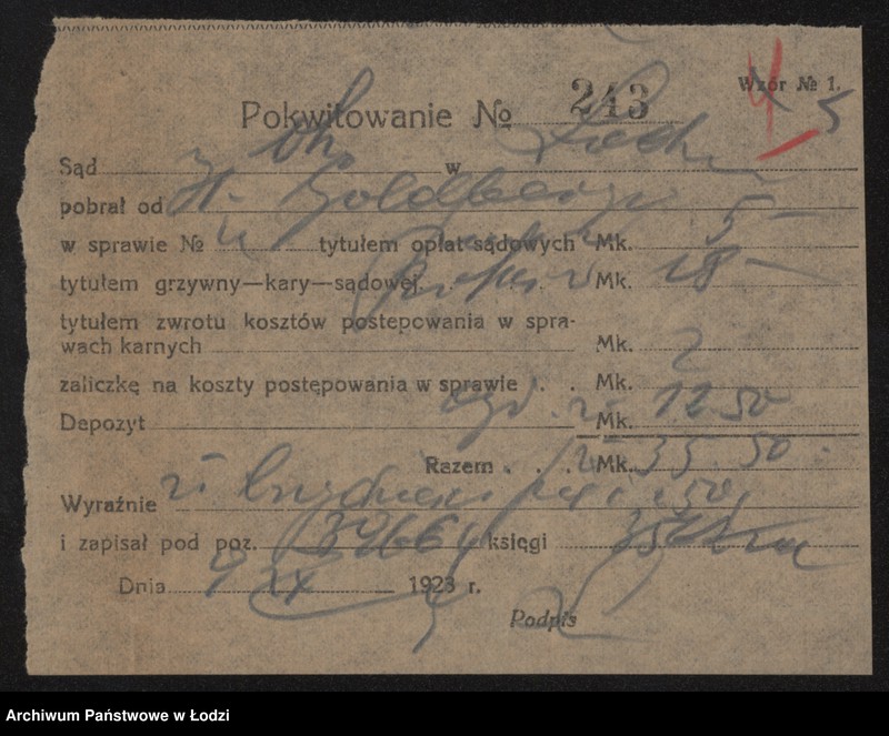 Obraz 7 z jednostki "Chaim Gecel Goldberg – przędzalnia zarobkowa"