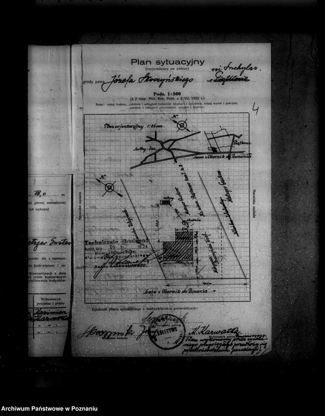 Obraz 9 z jednostki "Zatwierdzenie zakładu przemysłowego /młyna zbożowego/ J. Skoczyńskiego w Suchym lesie powiat poznański"