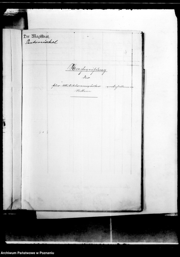 Obraz 8 z jednostki "Die Austellung und Versongung der Kommunalbeamten der Stadt Santomischel"