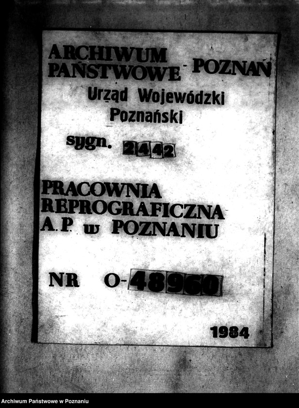 Obraz 1 z jednostki "/Rejestr pomiarowy wsi Morzysław powiatu konińskiego"