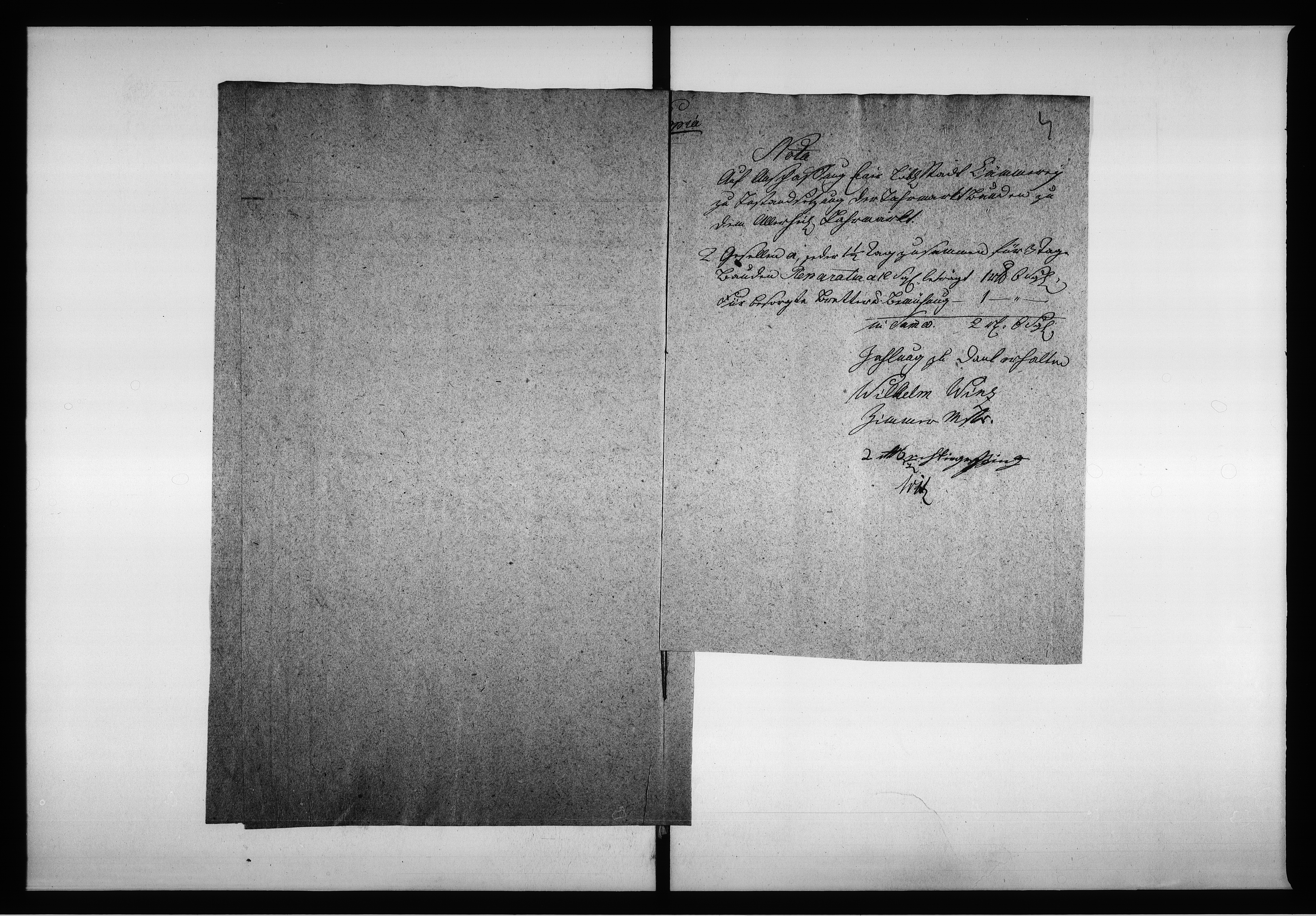 Obraz 8 z jednostki "Manual Akten des Magistrats zu Oppeln wegen der Forderung von Baudenpachtgefälle an die Andreas Nowackschen Erben auf dem hiesigen Schloss Grunde wohnhaft"