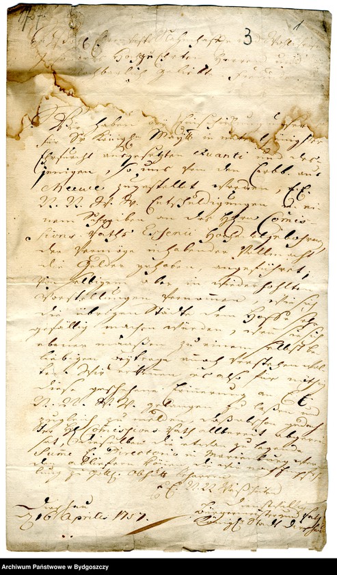 image.from.unit.number "Schriftwechsel der Stadt Neuenburg mit Dirschau"