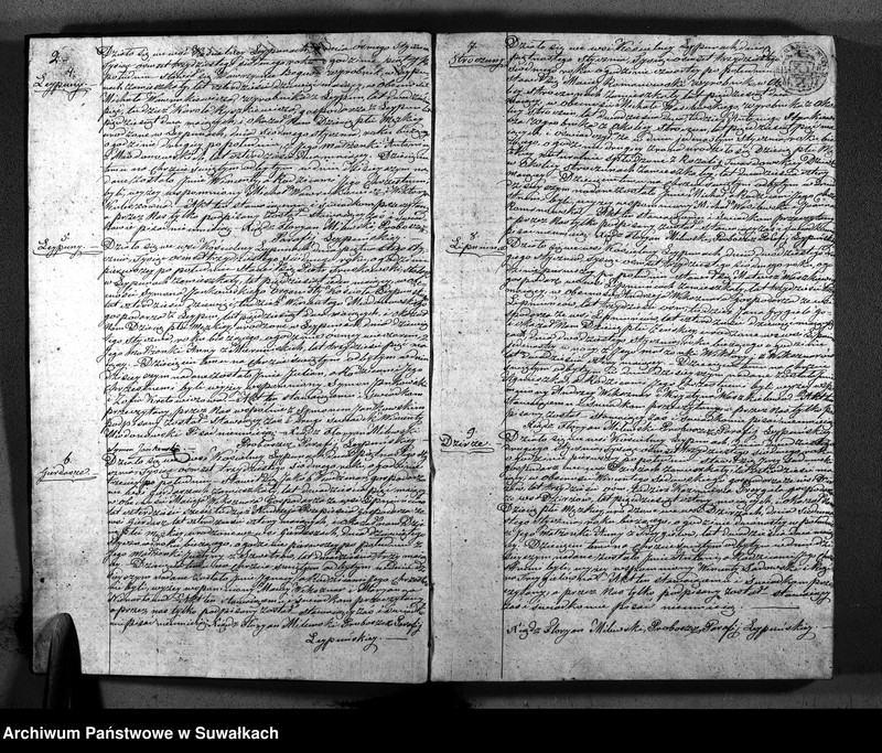 image.from.unit.number "Księga Duplikatu zawierająca w sobie Akta Urodzonych, Zaślubionych i Umarłych z Roku 1837 Parafij Leypuńskiey"