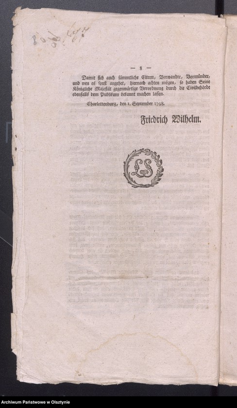 image.from.unit.number "Acta generalia und SpecialiaDie Copulation angehende Sachen (Circular-Verordnungen, Anweisungen)"