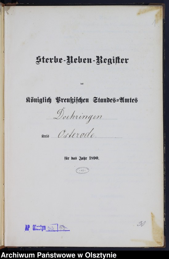 image.from.unit.number "Sterbe-Neben-Register Nr 1 - 67"