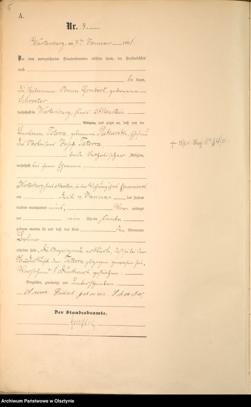 image.from.unit.number "Geburts-Haupt-Register Nr 1 - 182"