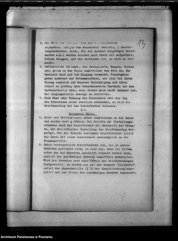 Obraz 17 z jednostki "Geschäftsverteilungsplan. Behördenbezeichnung."