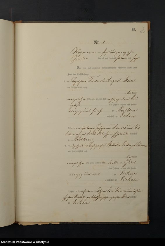 image.from.unit.number "Heiraths-Neben-Register Nr 1 - 10"