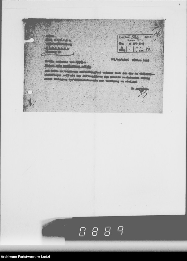 Obraz 20 z jednostki "Sammelschriftwechsel der Firmen H-K [Korespondencja z różnymi firmami zleceniodawcami G.V.]"