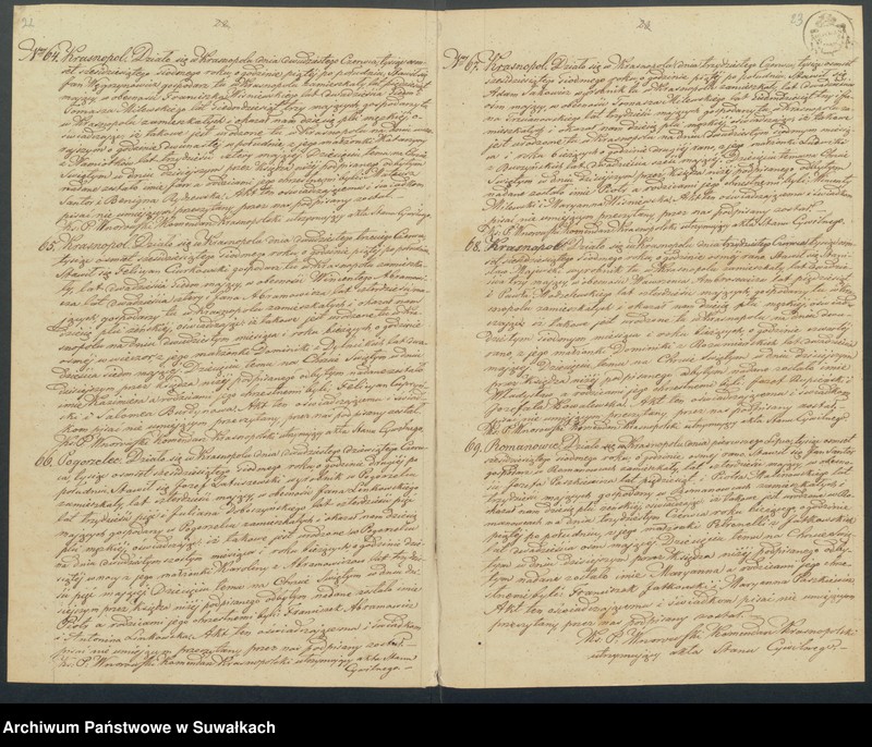 image.from.unit.number "Duplikat akt urodzonych, zaślubionych i zmarłych z Parafii Rzymako-Katolickiej Krasnopolskiej z Roku 1867"