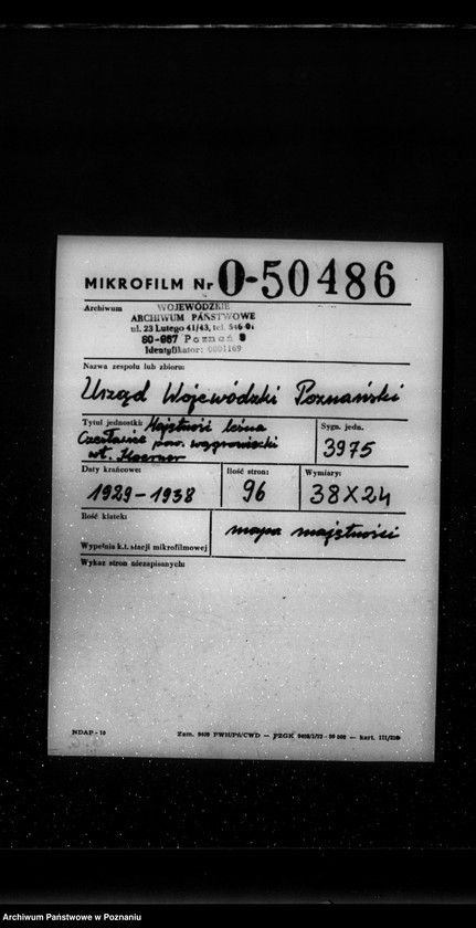 Obraz 2 z jednostki "Majętność leśna Czesławice powiat wągrowiecki własność Koerner"