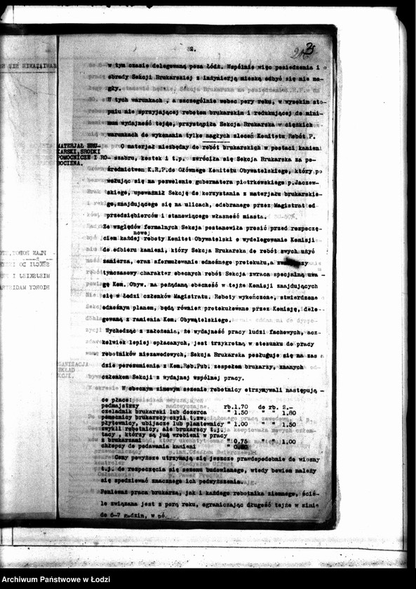 Obraz 6 z jednostki "Sprawozdanie Sekcji Brukarskiej przy Komitecie Robót Publicznych za okres 10 XI 1914-10 II 1915"