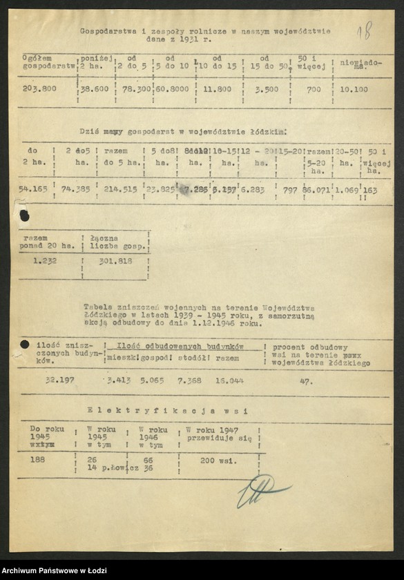 Obraz 19 z jednostki "Związek Samopomocy Chłopskiej - sprawozdania [wydziałów, instruktorów, referatów i Prezydium] Zarządu Wojewódzkiego"