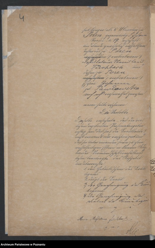 Obraz 6 z jednostki "Die von den Verlobten beigebrachten Urkunden zur Eheschliessung pro 1878"