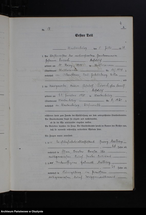 image.from.unit.number "Heirats-Haupt-Register Tom II, Nr 17 - 43"