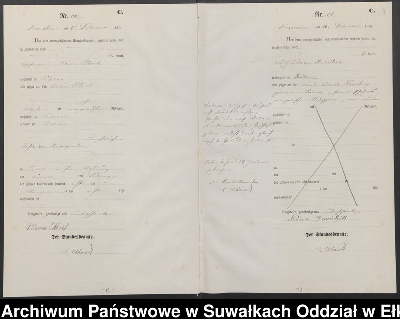 image.from.unit.number "Sterbe-Haupt-Register des Königlich Preussischen Standes-Amtes Belzonzen Kreis Johannisburg"