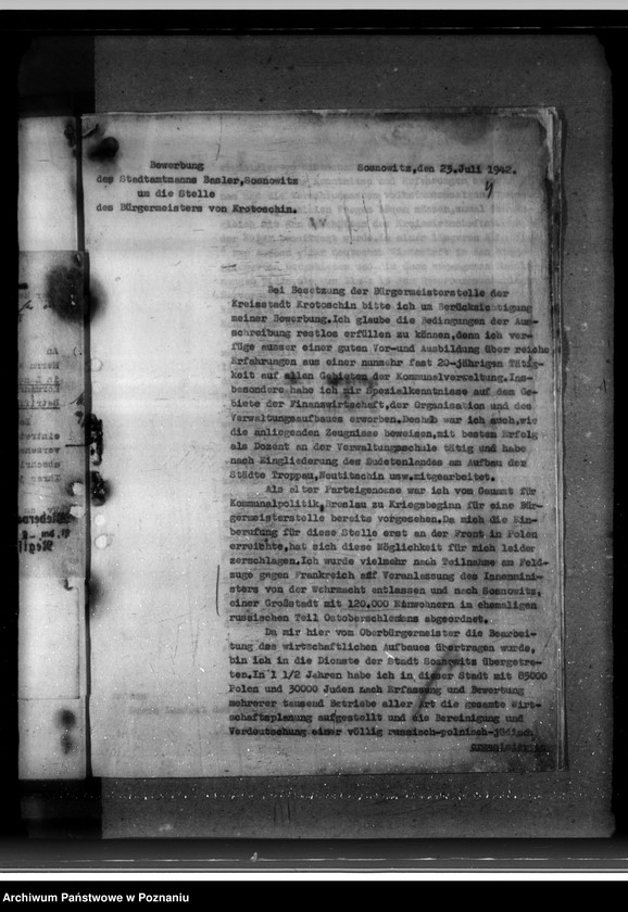 Obraz 8 z jednostki "Bewebungen um Amtskommissarstellen"