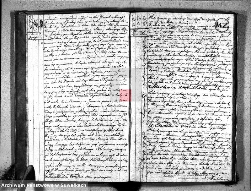 image.from.unit.number "Akta zaślubionych gminy wieysieyskiey od 1-go maja 1810"