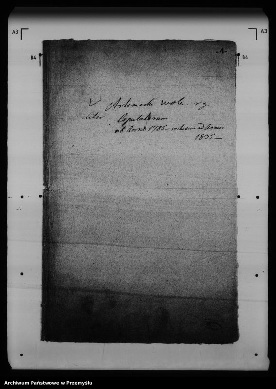 image.from.unit.number "[Kopie ksiąg metrykalnych parafii Arłamowska Wola (dekanat Mościska)]"