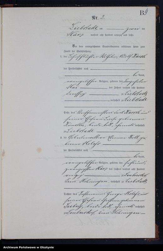 image.from.unit.number "Heiraths-Neben-Register Nr 1 - 13"